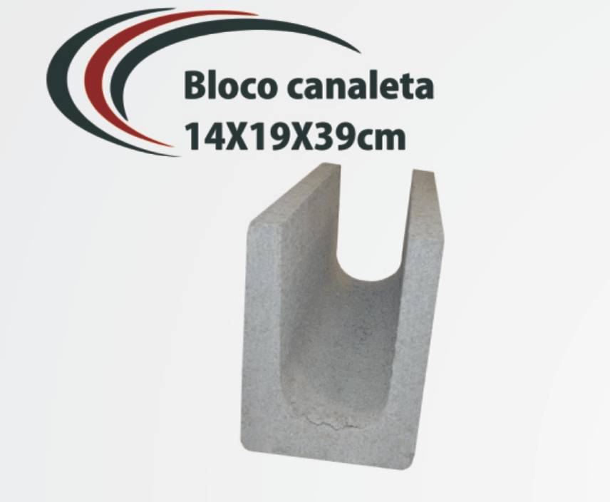 bloco canaleta