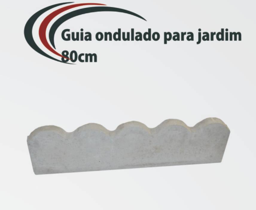 bloco ondulado para jardim